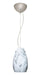 Besa - 1KX-4126MG-LED-SN - One Light Pendant - Pera - Satin Nickel