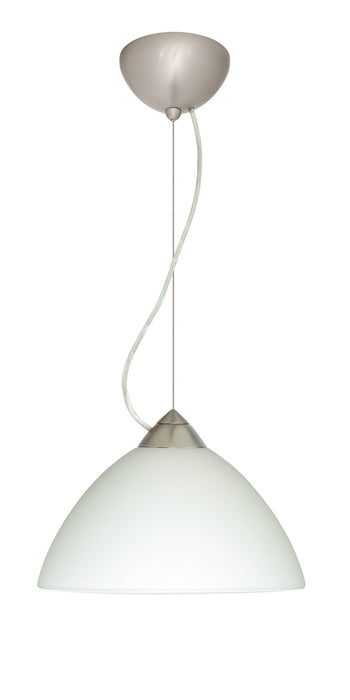 Besa - 1KX-420107-LED-SN - One Light Pendant - Tessa - Satin Nickel