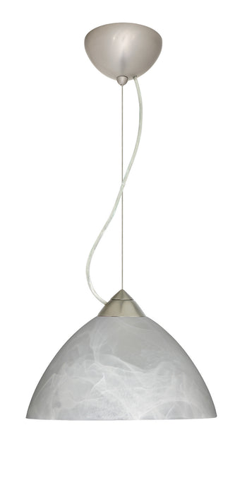 Besa - 1KX-420152-LED-SN - One Light Pendant - Tessa - Satin Nickel