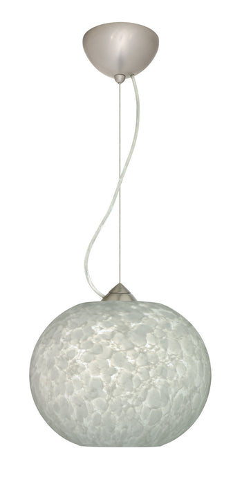 Besa - 1KX-477619-LED-SN - One Light Pendant - Luna - Satin Nickel