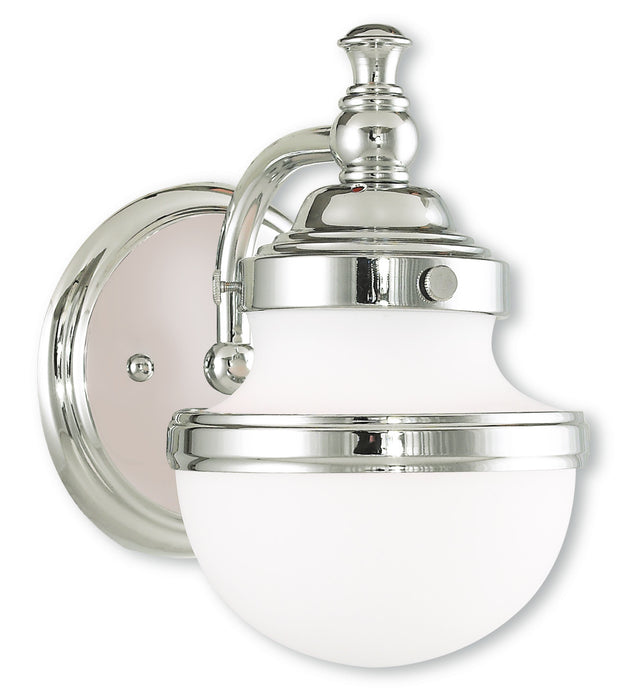 Livex Lighting - 5711-05 - One Light Bath Vanity - Oldwick - Polished Chrome