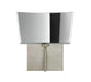 Besa - 1SW-6773MR-SN-SQ - One Light Wall Sconce - Groove - Satin Nickel