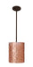 Besa - 1TT-4006CS-BR - One Light Pendant - Tamburo - Bronze