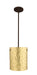 Besa - 1TT-4006GS-LED-BR - One Light Pendant - Tamburo - Bronze