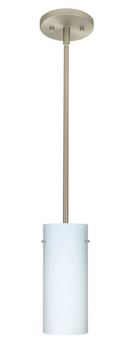 Besa - 1TT-412307-LED-SN - One Light Pendant - Stilo - Satin Nickel