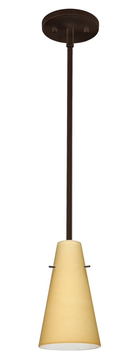 Besa - 1TT-4124VM-LED-BR - One Light Pendant - Cierro - Bronze