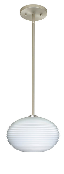 Besa - 1TT-491307-LED-SN - One Light Pendant - Pape - Satin Nickel