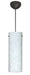 Besa - 1VC-412819-LED-BK - One Light Pendant - Tondo - Black