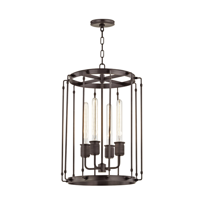 Hudson Valley - 9716-OB - Four Light Pendant - Hyde Park - Old Bronze