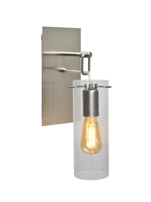 Besa - 1WP-JUNI10CL-EDIL-SN - One Light Wall Sconce - Juni - Satin Nickel