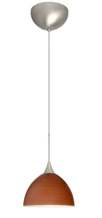 Besa - 1XC-4679CH-LED-SN - One Light Pendant - Brella - Satin Nickel