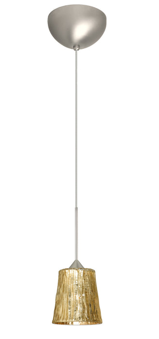 Besa - 1XC-5125GF-LED-SN - One Light Pendant - Nico - Satin Nickel