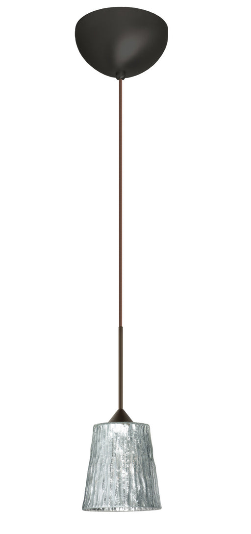 Besa - 1XC-5125SF-LED-BR - One Light Pendant - Nico - Bronze