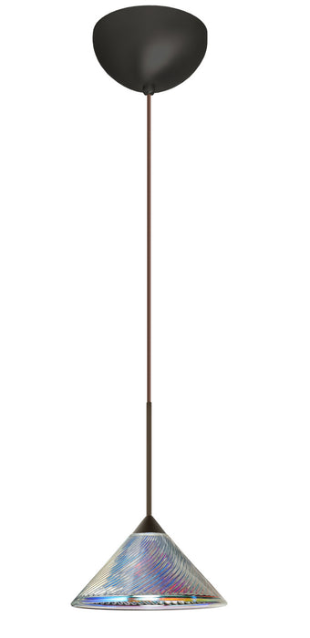 Besa - 1XC-550493-LED-BR - One Light Pendant - Kona - Bronze