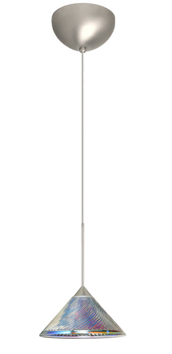 Besa - 1XC-550493-LED-SN - One Light Pendant - Kona - Satin Nickel