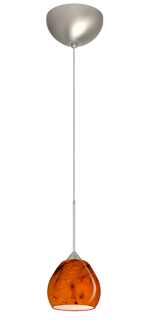 Besa - 1XC-5605HB-LED-SN - One Light Pendant - Tay Tay - Satin Nickel