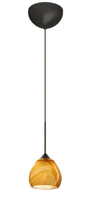 Besa - 1XC-5605HN-LED-BR - One Light Pendant - Tay Tay - Bronze