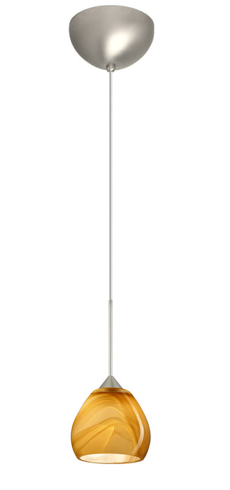 Besa - 1XC-5605HN-LED-SN - One Light Pendant - Tay Tay - Satin Nickel