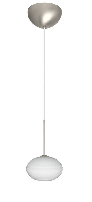 Besa - 1XC-561207-LED-SN - One Light Pendant - Lasso - Satin Nickel