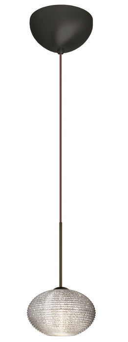 Besa - 1XC-5612GL-LED-BR - One Light Pendant - Lasso - Bronze