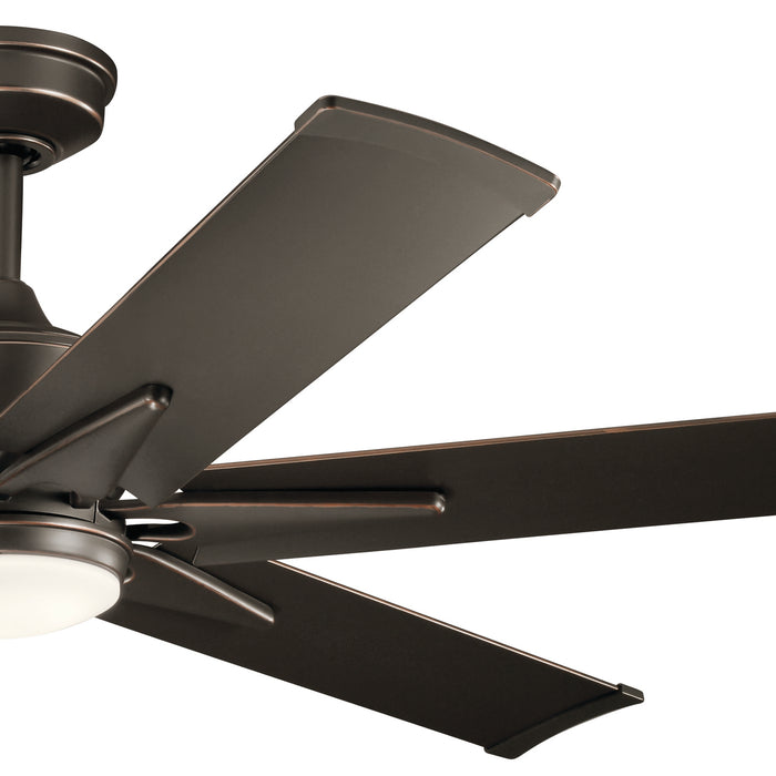 60``Ceiling Fan from the Szeplo Patio collection in Olde Bronze finish