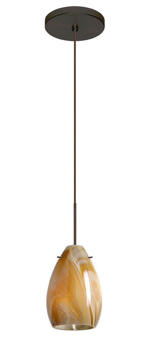 Besa - 1XT-1713HN-LED-BR - One Light Pendant - Pera - Bronze