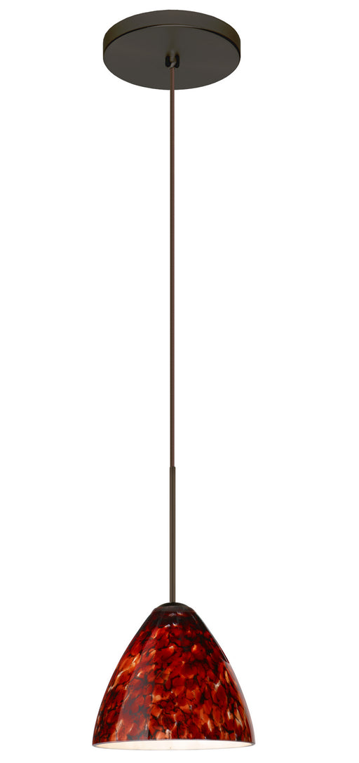 Besa - 1XT-177941-LED-BR - One Light Pendant - Mia - Bronze