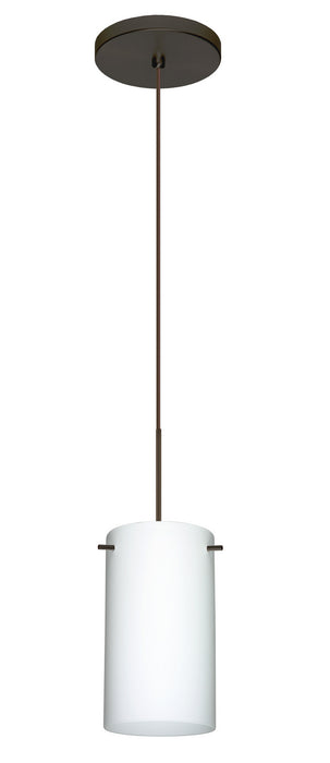 Besa - 1XT-440407-LED-BR - One Light Pendant - Stilo - Bronze