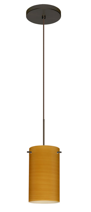 Besa - 1XT-4404OK-LED-BR - One Light Pendant - Stilo - Bronze