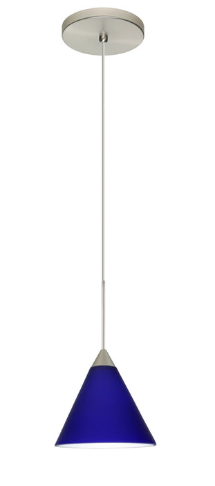 Besa - 1XT-5121CM-LED-SN - One Light Pendant - Kani - Satin Nickel