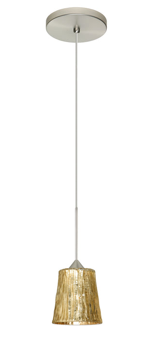 Besa - 1XT-5125GF-LED-SN - One Light Pendant - Nico - Satin Nickel