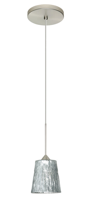 Besa - 1XT-5125SF-LED-SN - One Light Pendant - Nico - Satin Nickel