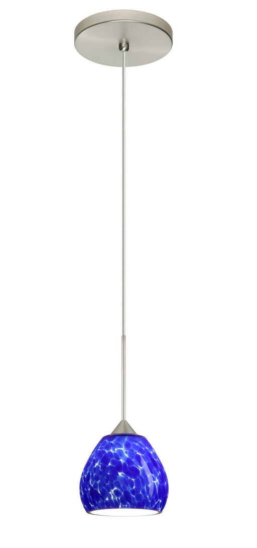 Besa - 1XT-560586-LED-SN - One Light Pendant - Tay Tay - Satin Nickel