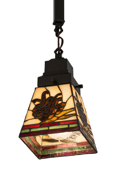 Meyda Tiffany - 183026 - One Light Mini Pendant - Pinecone - Mahogany Bronze