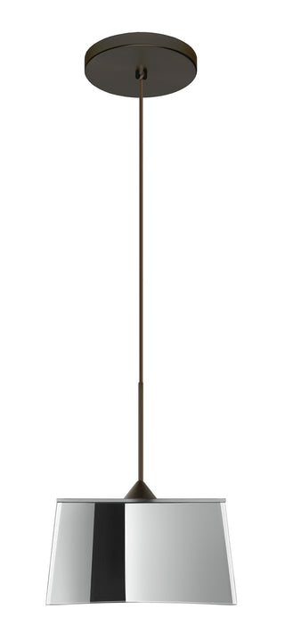 Besa - 1XT-6773MR-LED-BR - One Light Pendant - Groove - Bronze