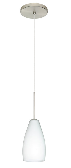 Besa - 1XT-719807-LED-SN - One Light Pendant - Karli - Satin Nickel