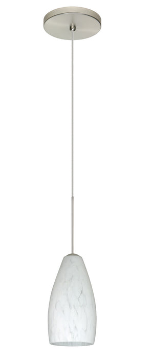 Besa - 1XT-719819-LED-SN - One Light Pendant - Karli - Satin Nickel