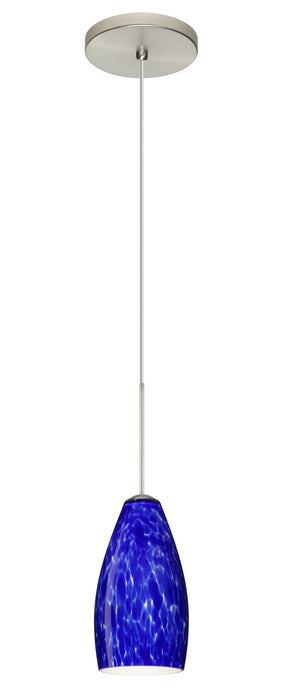 Besa - 1XT-719886-LED-SN - One Light Pendant - Karli - Satin Nickel