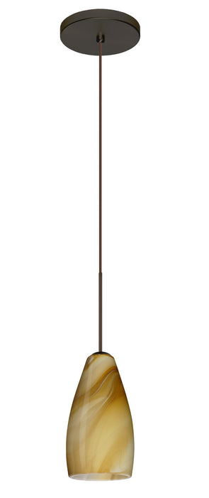 Besa - 1XT-7198HN-BR - One Light Pendant - Karli - Bronze