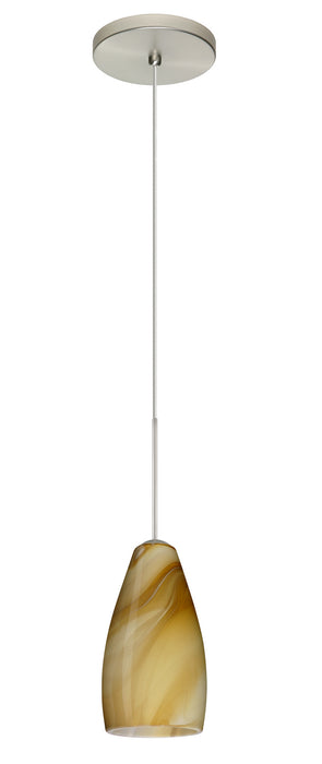 Besa - 1XT-7198HN-LED-SN - One Light Pendant - Karli - Satin Nickel