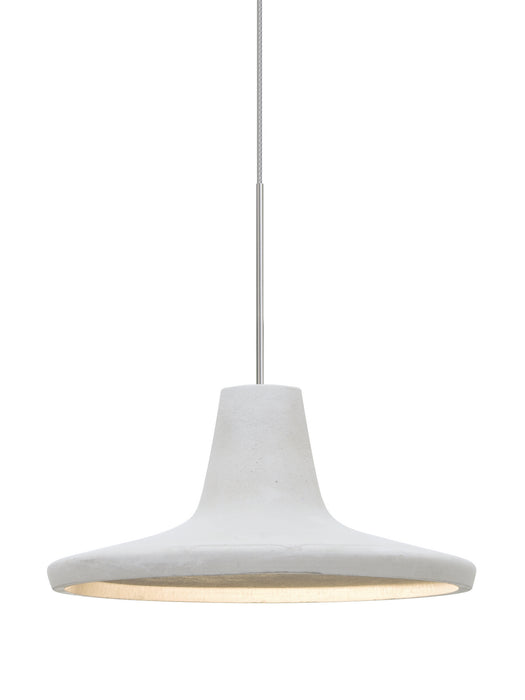 Besa - 1XT-MODUSWH-LED-SN - One Light Pendant - Modus - Satin Nickel