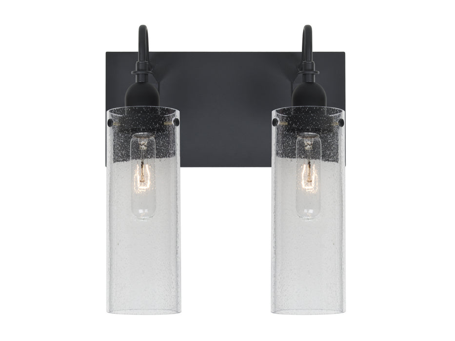 Besa - 2WG-JUNI10CL-BK - Two Light Wall Sconce - Juni - Black