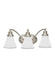 Generation Lighting - 40011EN3-773 - Three Light Wall / Bath - Alexandria - Two Tone Nickel