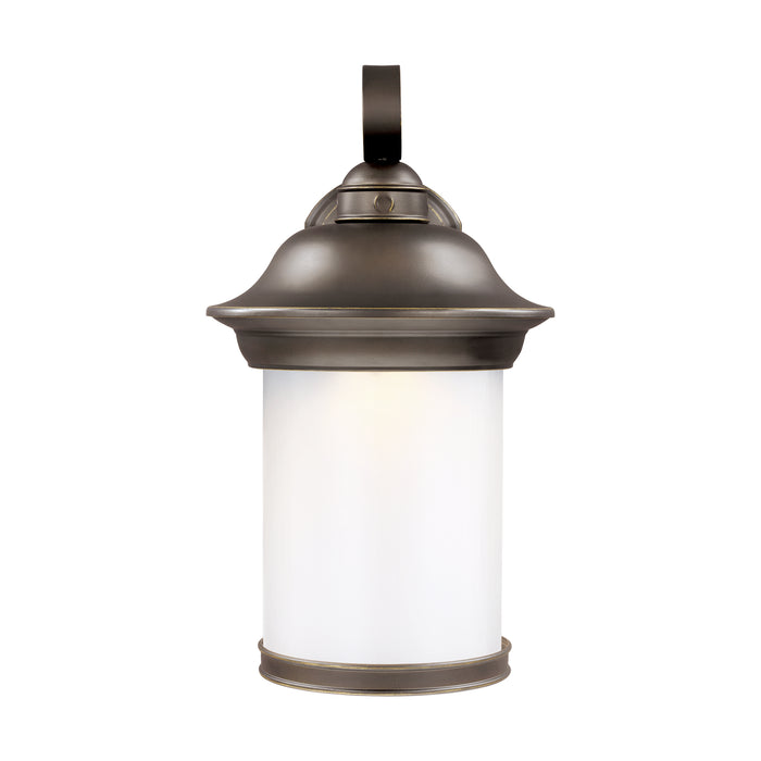 One Light Outdoor Wall Lantern from the Hermitage collection in Antique Bronze finish