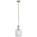 Kichler - 43954NI - One Light Pendant - Riviera - Brushed Nickel