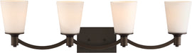 Nuvo Lighting - 60-5974 - Four Light Vanity - Laguna - Forest Bronze