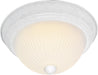 Nuvo Lighting - SF76-131 - Two Light Flush Mount - Textured White