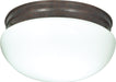 Nuvo Lighting - SF76-604 - Two Light Flush Mount - Old Bronze