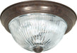 Nuvo Lighting - SF76-608 - Three Light Flush Mount - Old Bronze