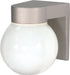 Nuvo Lighting - SF77-139 - One Light Wall Lantern - Satin Aluminum